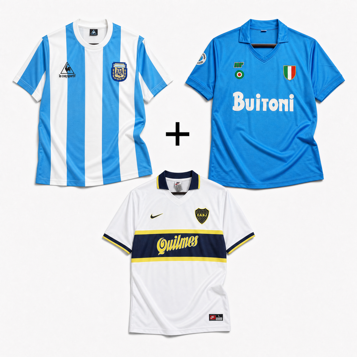 Argentina 1986 + Boca J. 1997 + Napoli 1988