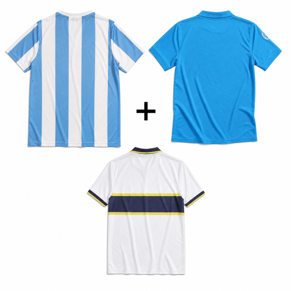 Argentina 1986 + Boca J. 1997 + Napoli 1988