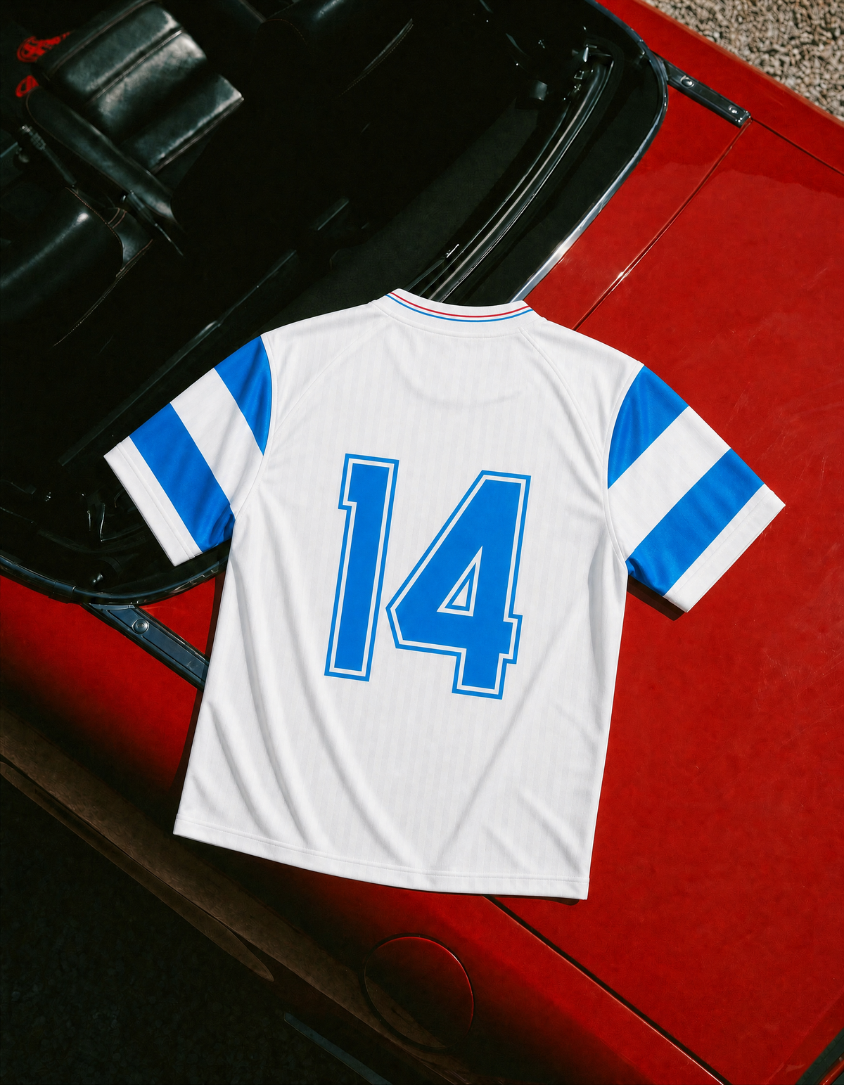 Cantona Olympique de Marseille-hjemmetrøje 1990/91