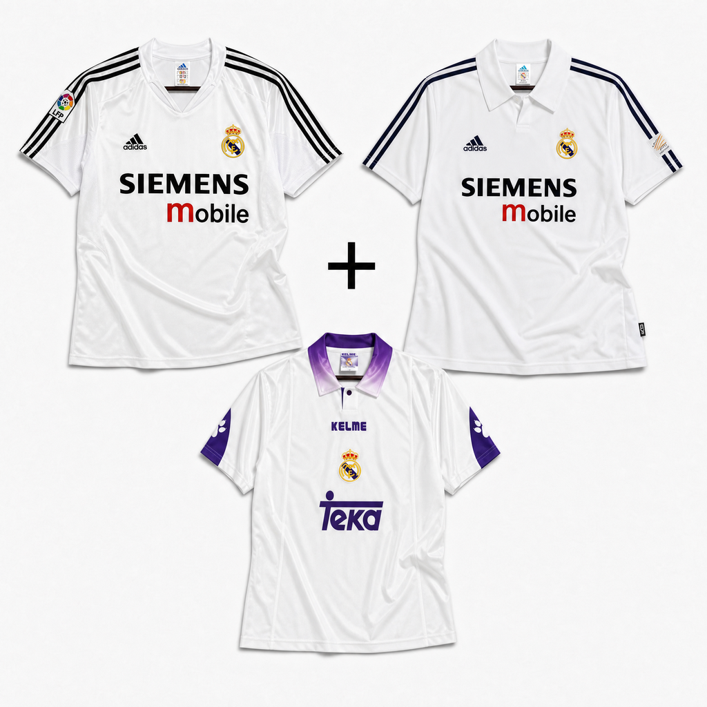 Real Madrid 2005 + Real Madrid 2002 + Real Madrid 1998