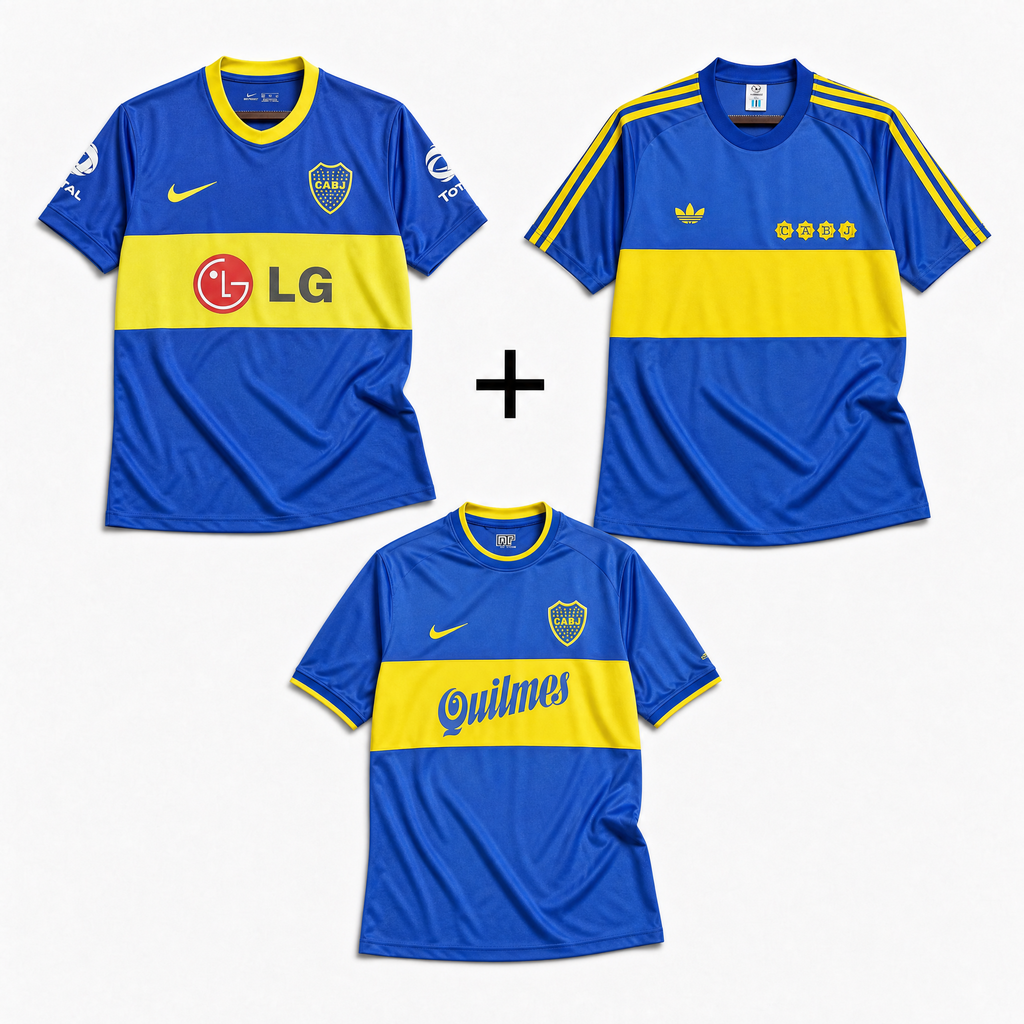 Boca Juniors 2011 + Boca Juniors 2000 + Boca Juniors 1982