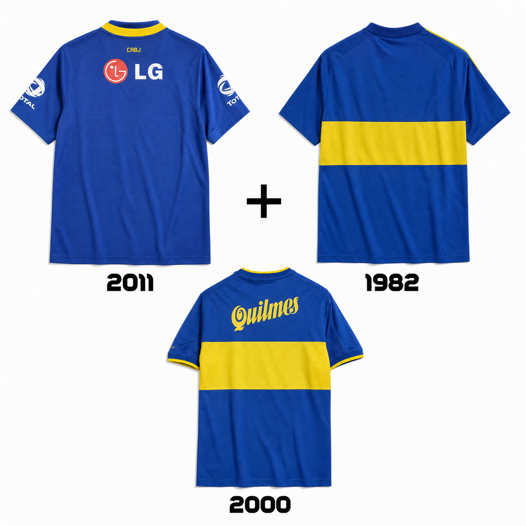 Boca Juniors 2011 + Boca Juniors 2000 + Boca Juniors 1982
