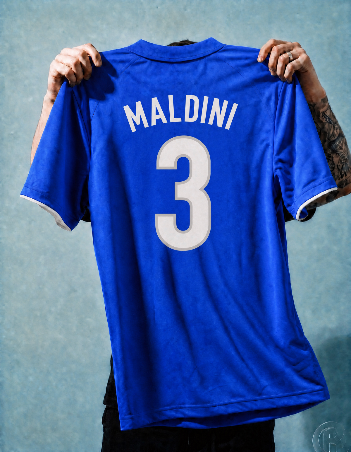 Trøje Maldini Italien hjemme 1999