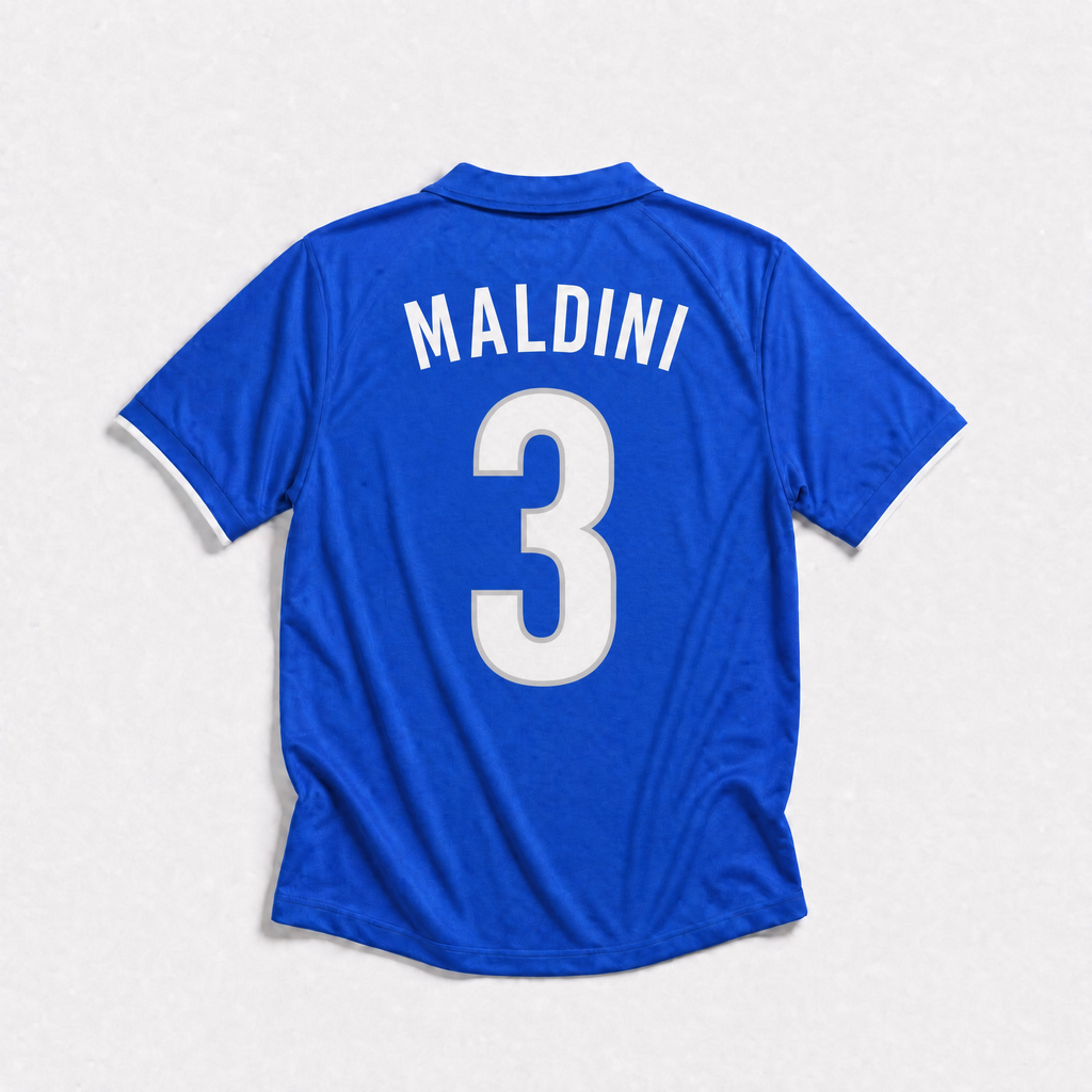 Maldini Italy Home Jersey 1999