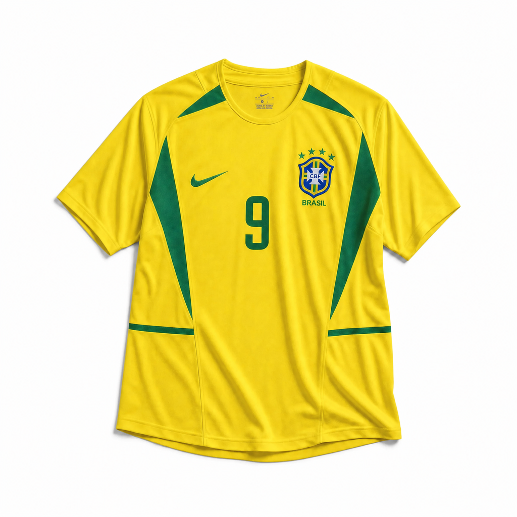 Trøje Ronaldo R9 Brasilien hjemme 2002