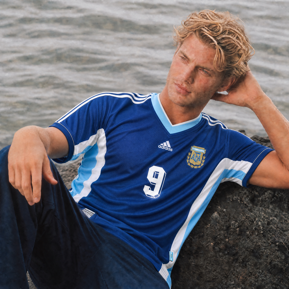 Trøje Batistuta Argentina ude 1998