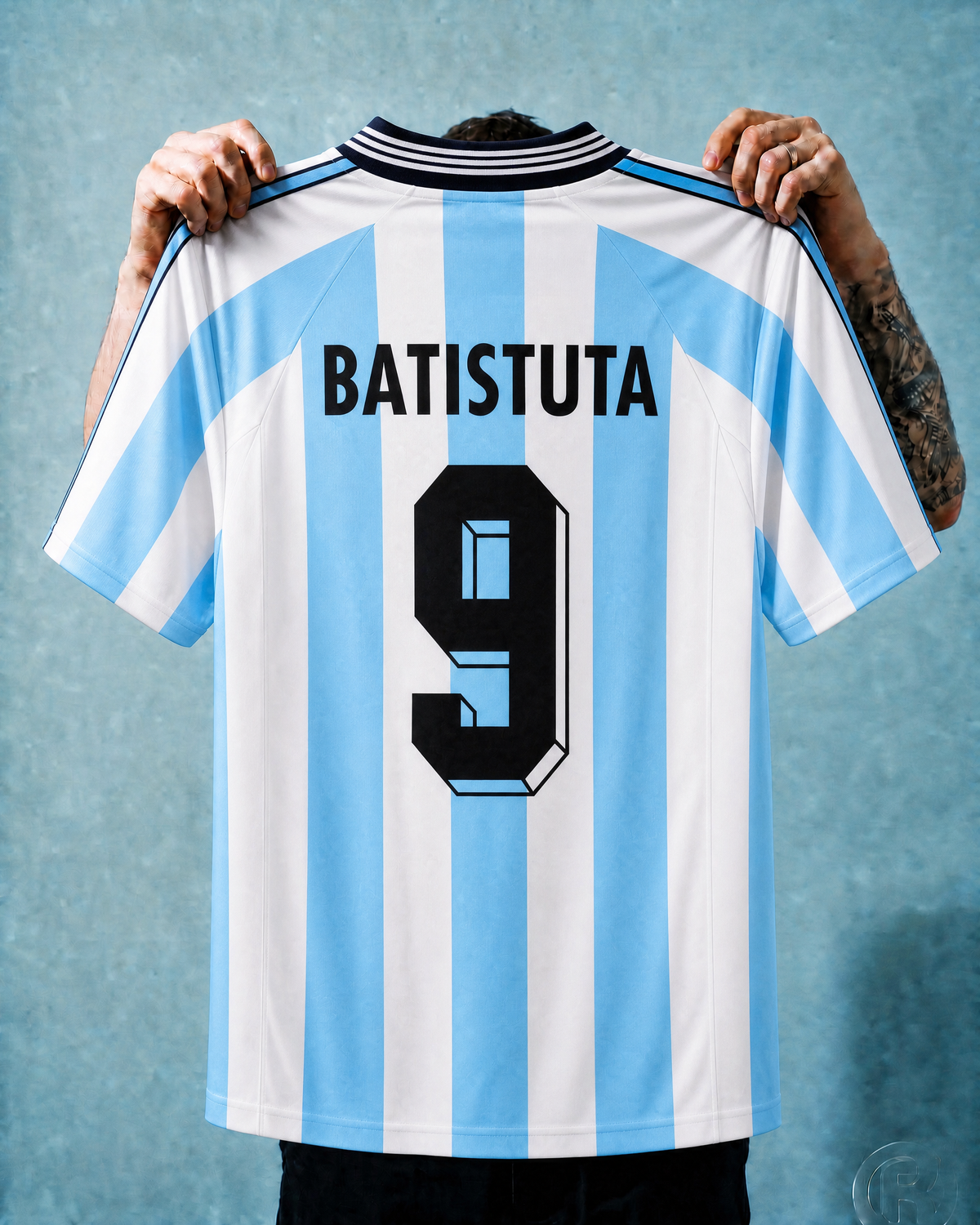 Trøje Batistuta Argentina hjemme 1998