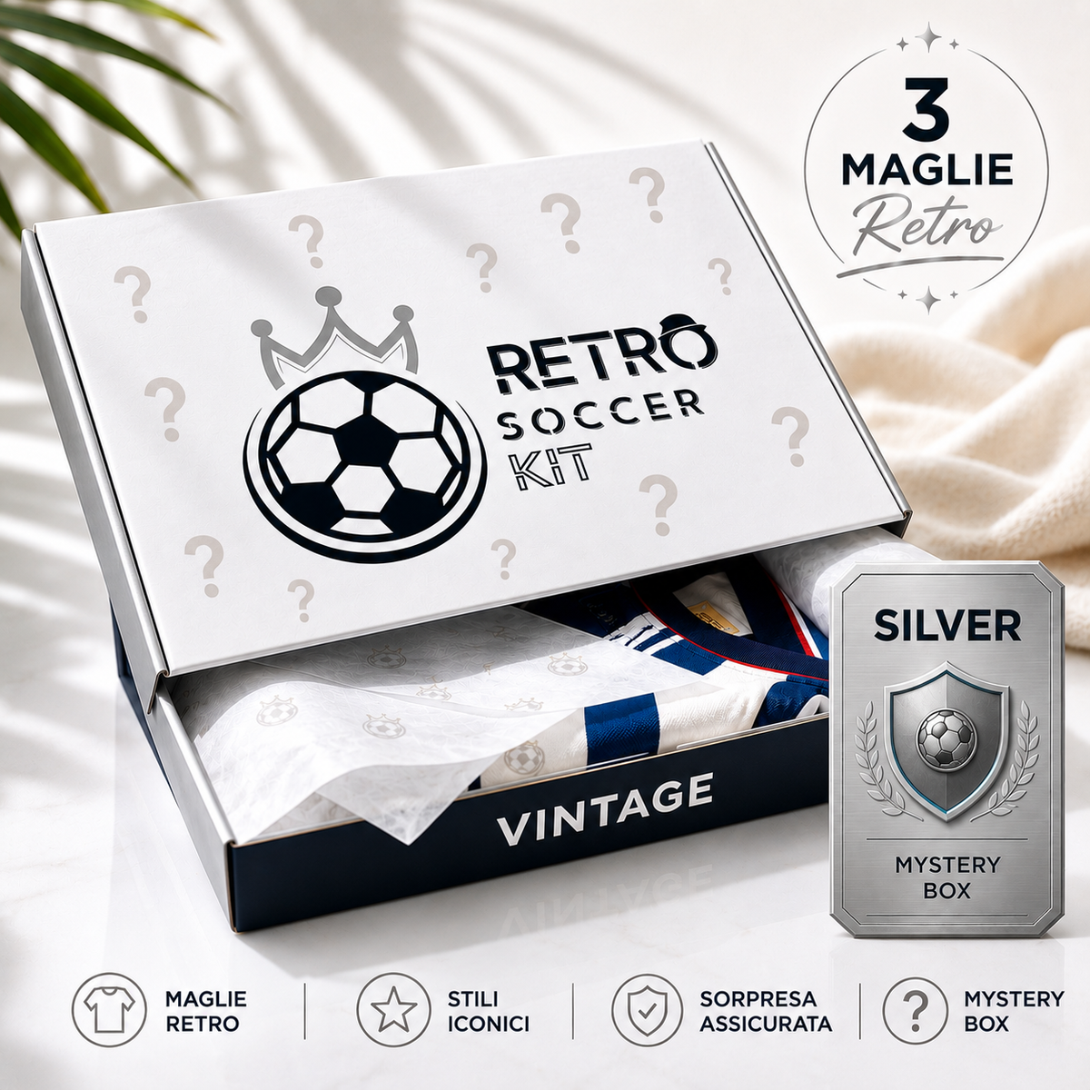 BOÎTE MYSTÈRE SILVER (3 maillots surprises)