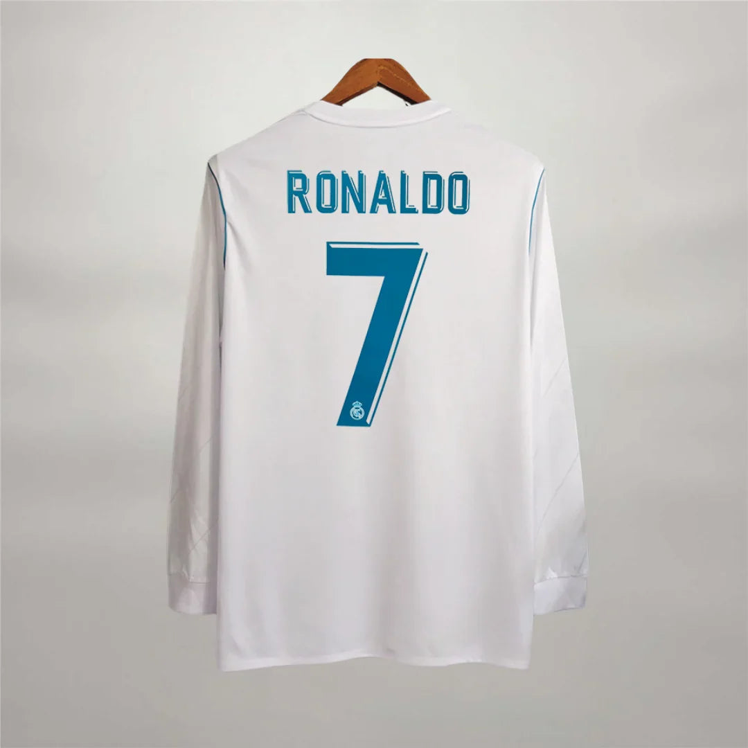 Camiseta Cristiano Ronaldo CR7 Real Madrid Local Manga larga 2018