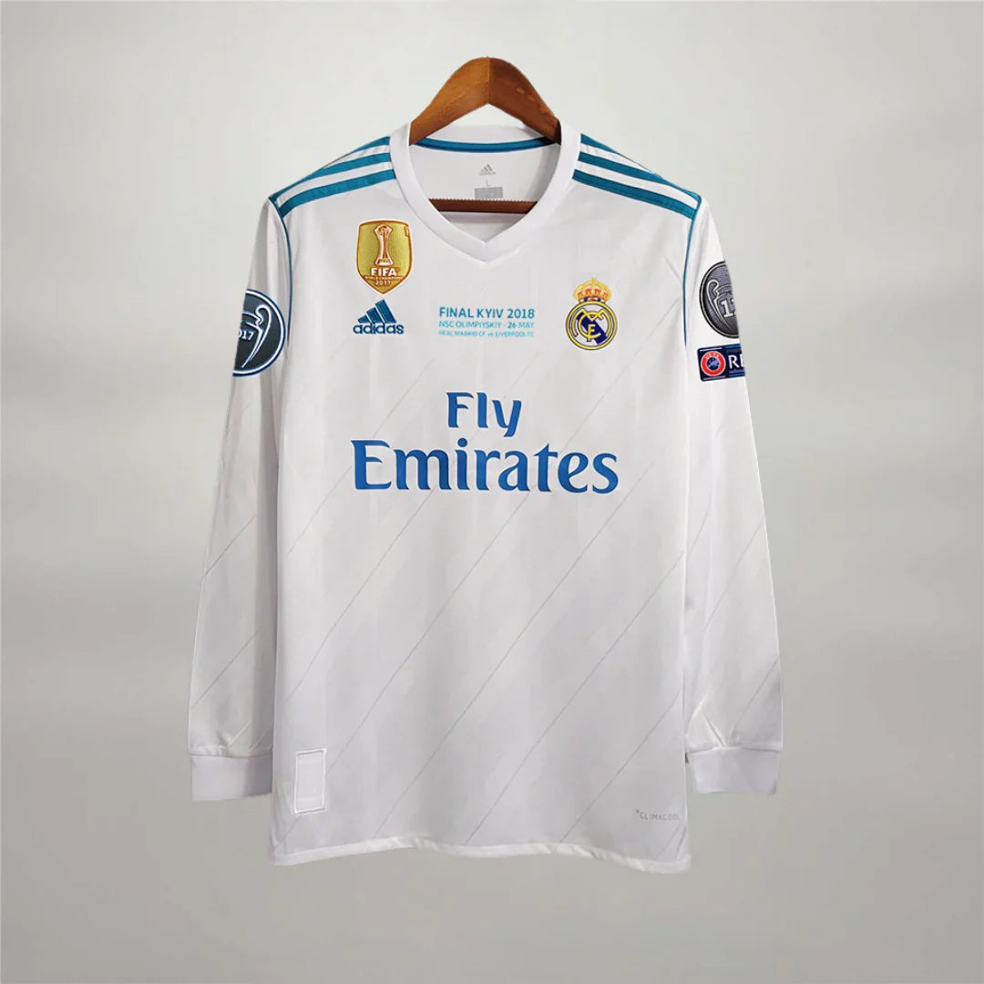 Camiseta Cristiano Ronaldo CR7 Real Madrid Local Manga larga 2018